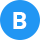 The letter B in a blue circle, matching the label on the Set Script Graph node image.